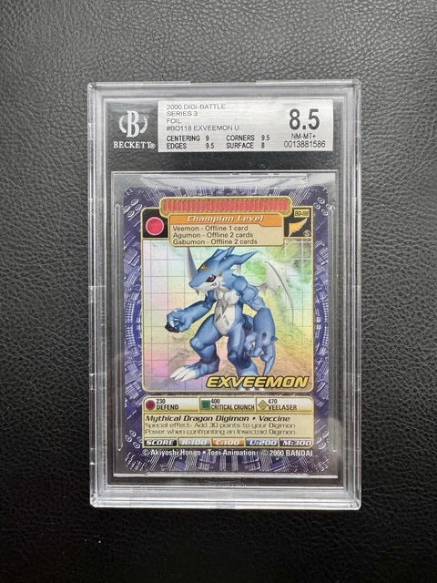 thumbnail image 2 of Digimon Digi-Battle Card – Series 3, 4, Or Mega Pack – French Edition (1999, Lightly Played) 2 of 4