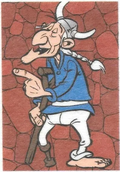 N°110 - Asterix 60 ans d'aventures panini sticker vignette carte card figurina