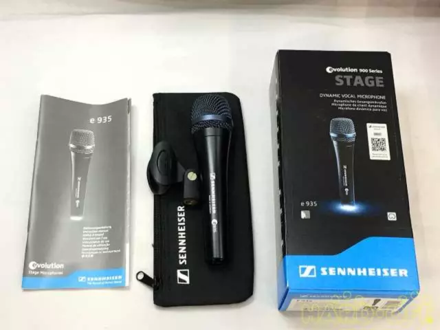 Microphone E935 Dynamic Cable Professional Sennheiser Vocal Handheld New Free