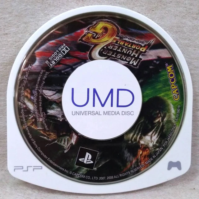 PSP Monster Hunter Portable 2nd G Hunter Playstation Portable UMD Japan a1