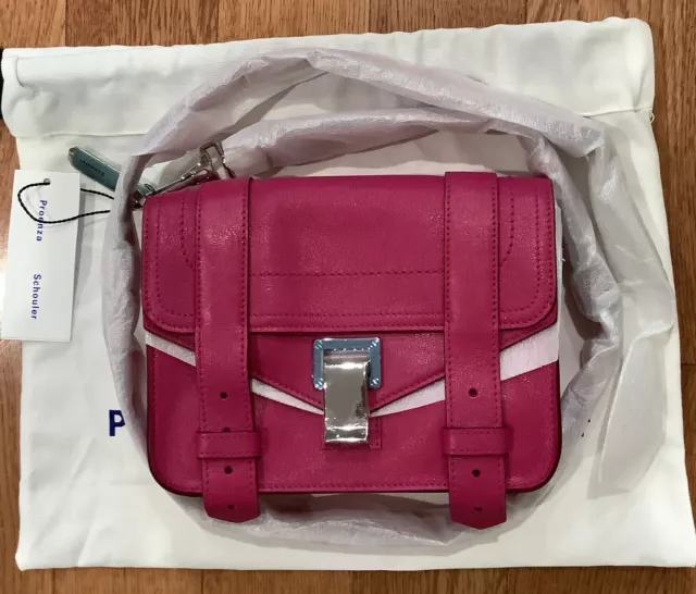 Proenza Schouler Fuchsia Mini PS1 Shoulder Crossbody Bag Purse $1190 NEW!!!