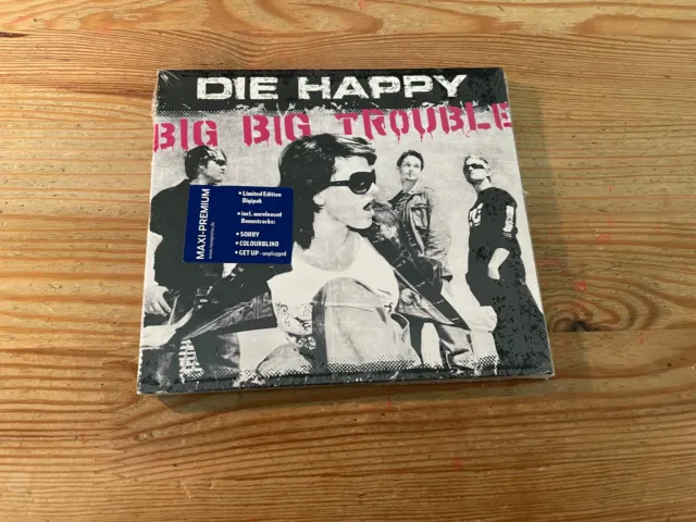 CD Rock Die Happy - Big Big Trouble (5 Song) MCD SONY BMG GUN digi OVP