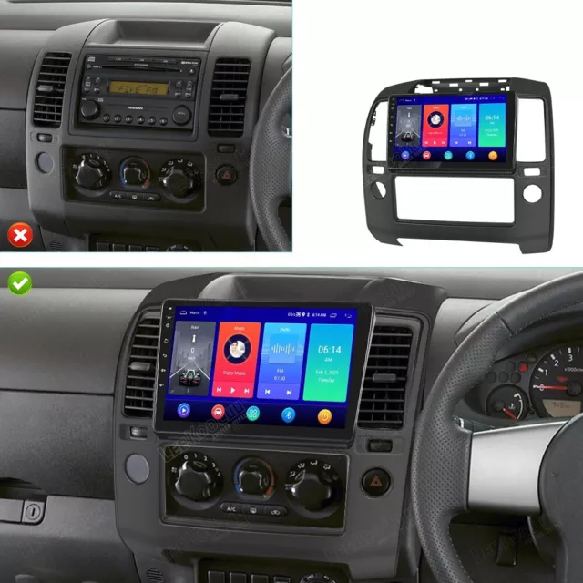 GPS Navi Mit Autoradio Android 11 Für Nissan Navara D40 2006-2012 WIFI Bluetooth