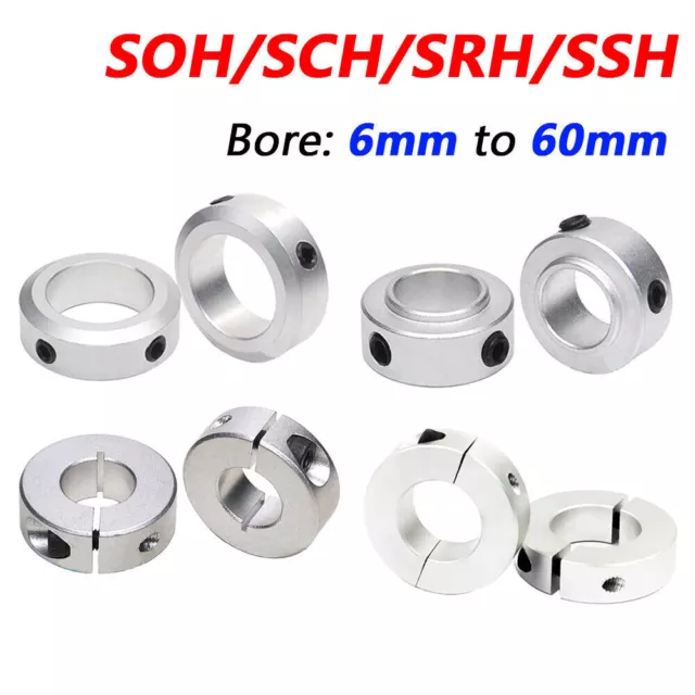 6 mm ~ 60 mm collari albero foro SOH/SCH/SRH/SSH anelli di arresto fissaggio anello limite cespuglio