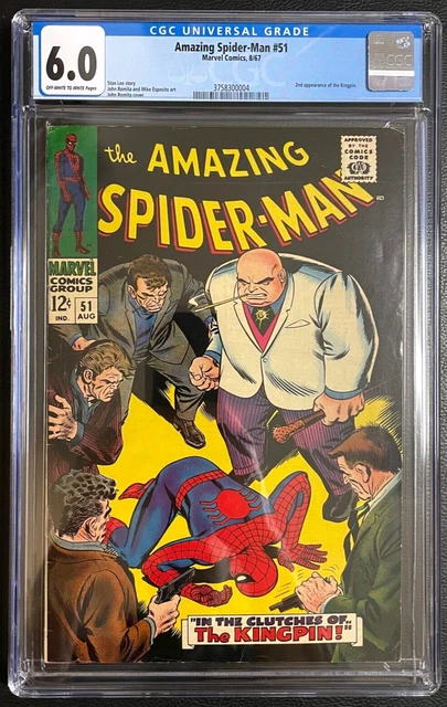 Amazing Spider-Man #51 (CGC 6.0) 2nd Appearance Kingpin! Marvel Silver Age 1967!