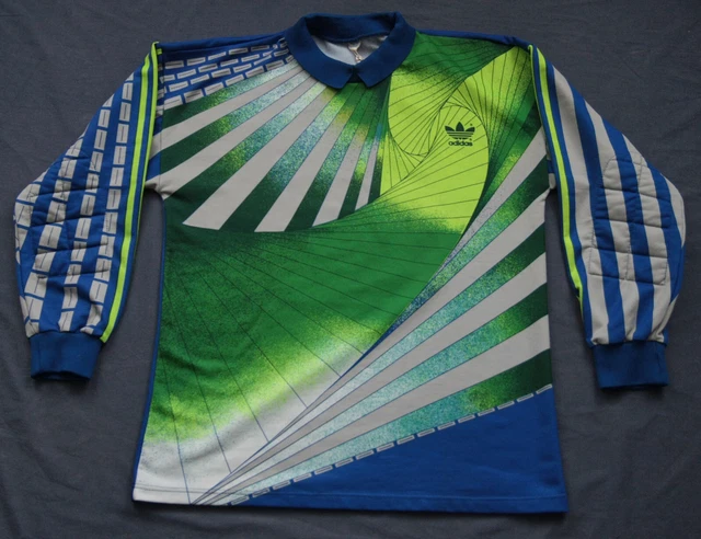 Maillot Gardien Adidas Vintage Années 2000 - N°1, Manches Longues, Taille XL