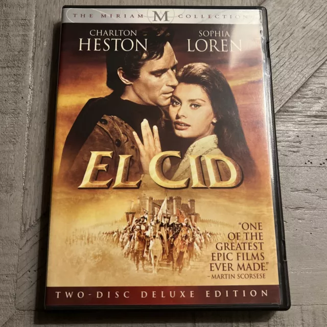 El Cid (1961 DVD,  2-Disc Set, Deluxe Edition) Like New **Buy 1 Get 1 Free**