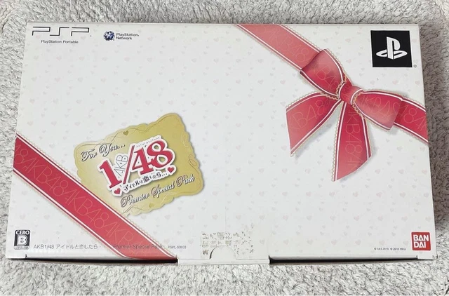 SONY PLAYSTATION PORTABLE Console Set PSP3000 AKB48 Premier