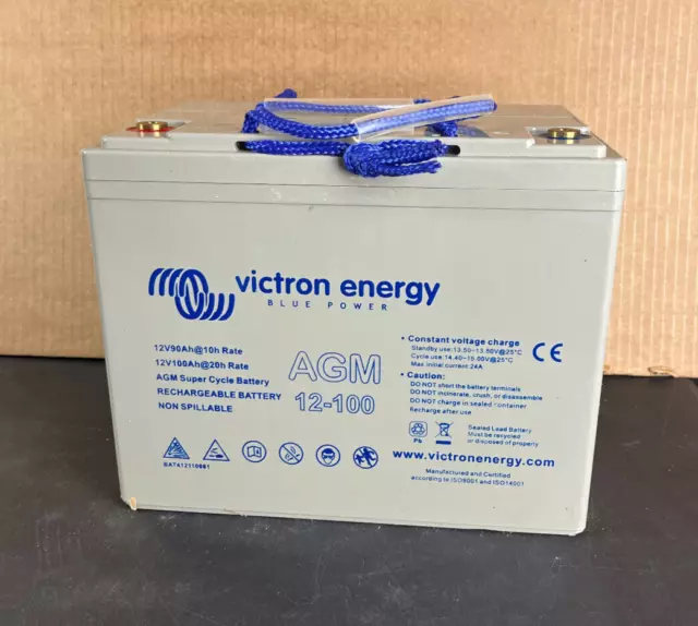 Victron Energy 12V/100Ah AGM Super Cycle Battery (M6) BAT412110081