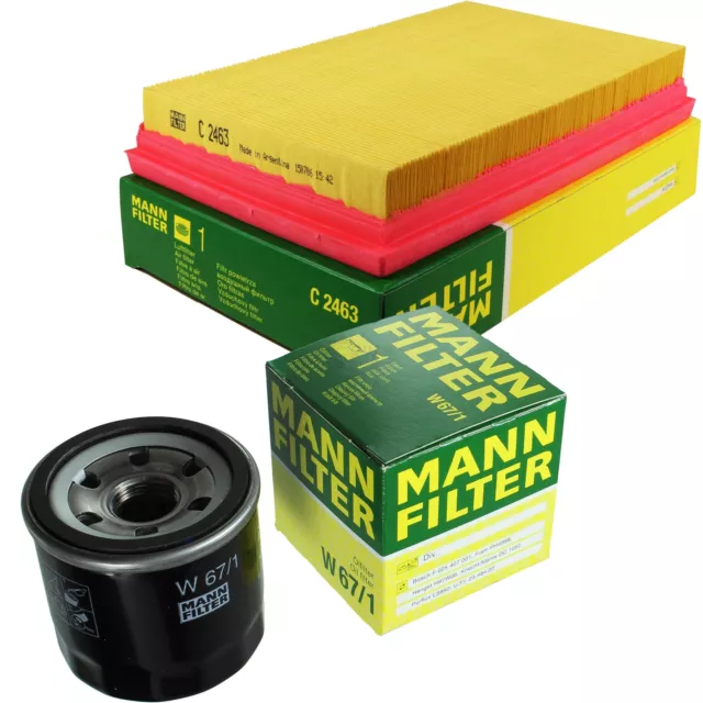 MANN-FILTER Kit Filtro de Aceite Filtro Aire Inspección Set MOL-9694044