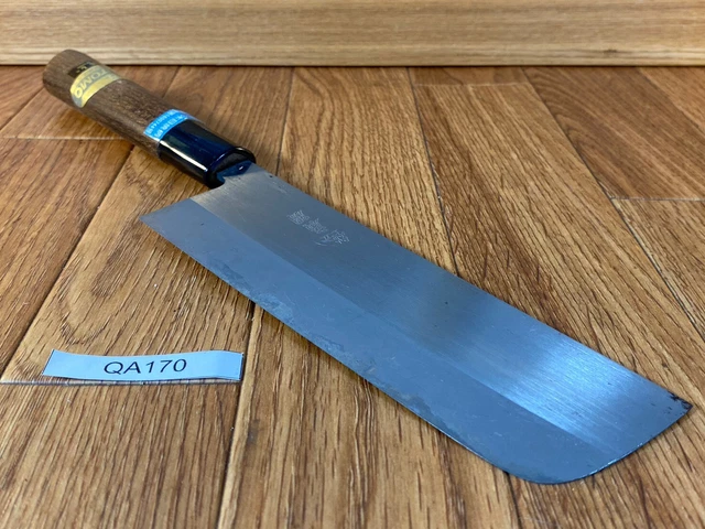 Giapponese Chef Cucina Coltello Nakiri Rare Insegna Vintage 172/305mm QA170