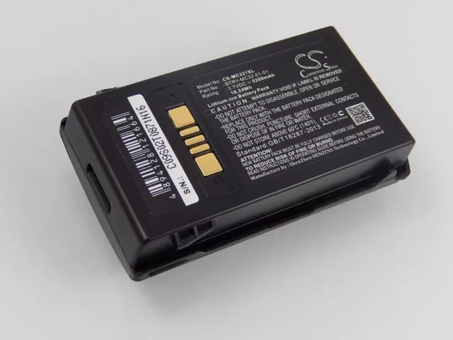 Batteria per Motorola Symbol MC3200, MC32N0 5200mAh