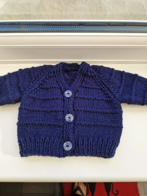 hand knitted baby cardigans