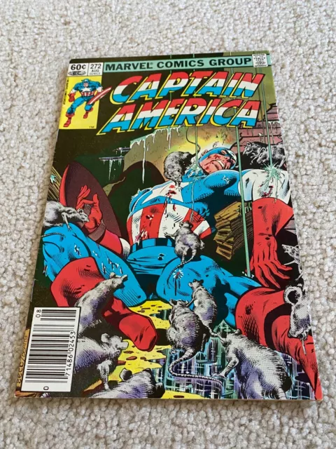 Captain America  272  VF+  8.5  High Grade  1st Vermin  KEY Falcon  Marvel  1982