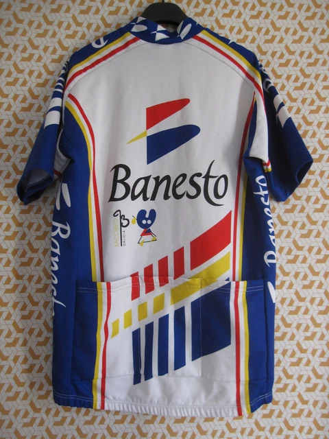 Maillot Cycliste Vintage Nalini Banesto Campagnolo - Tour 1993 - Taille M - Occasion
