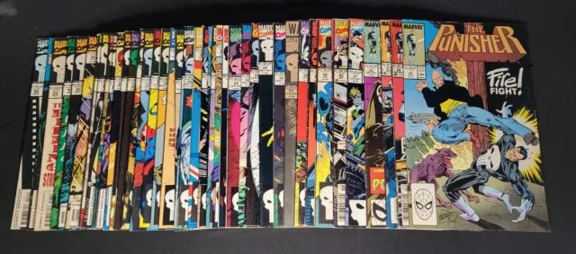 The Punisher Vol. 2 (1989) Comic Lot of 42 Issues Marvel Key issues