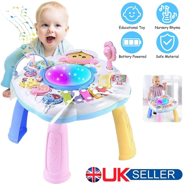Baby Activity Table Toddler Early Education Musical Toys Kids Learning UK STOCK