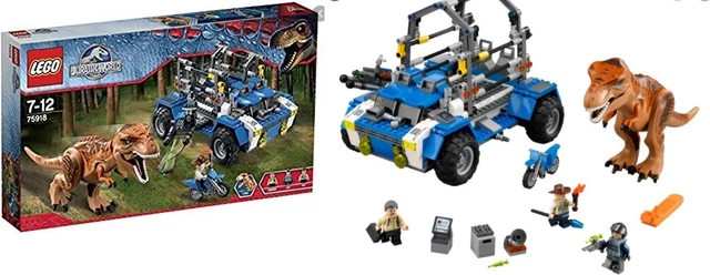 LEGO JURASSIC WORLD T Rex Pursuit Escape T Rex 75918 EUR 179,99