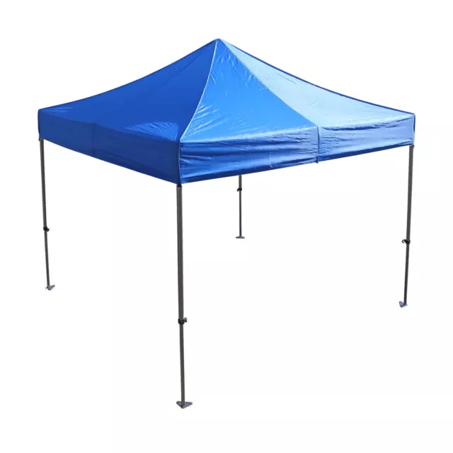 Tente de Réception Pavillon pliable Jardin 3x3m étanche Bleu parois latérales