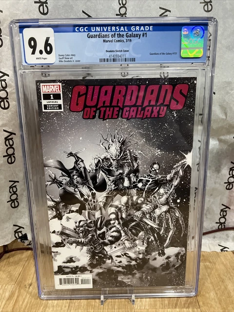 Guardians Of The Galaxy 1 Lgy 151 Near Mint Deodato Sketch Cover Variant Cgc 9.6