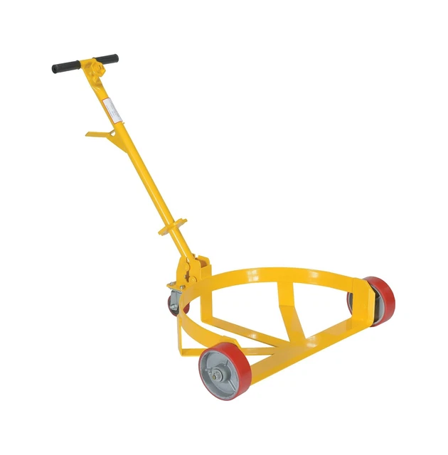 Vestil LO-DC-PU Lo-Profile Drum Caddie with Bung Wrench Handle and Poly-on-st...