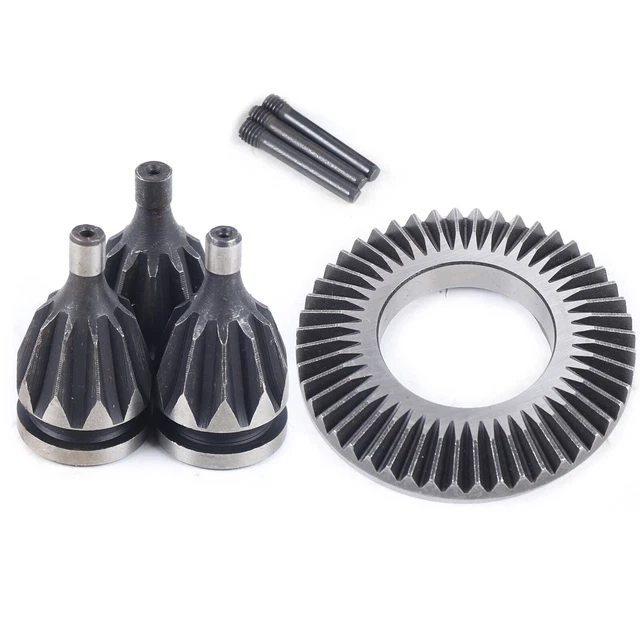 High-Quality 4-Piece 3-Jaw Chuck Series Bevel Gear Scroll Pinion Set Durable USA