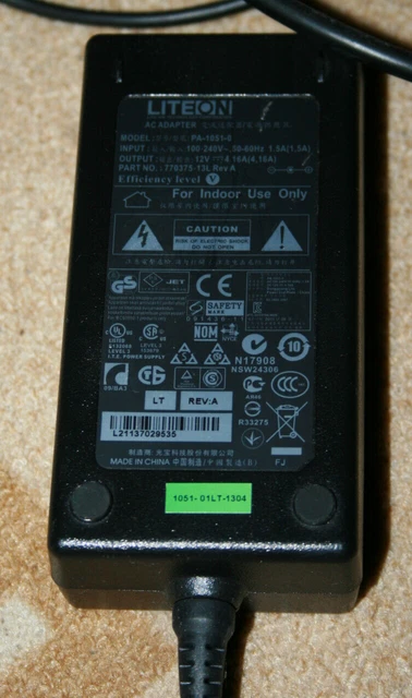 CHARGEUR D'ALIMENTATION ADAPTATEUR Secteur Authentique Pour Acer PA 1450 26 285187545842