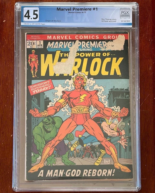 Marvel Premiere #1 Marvel Comics 4/74 PGX 4.5 First Him As Adam Warlock Not CGC
