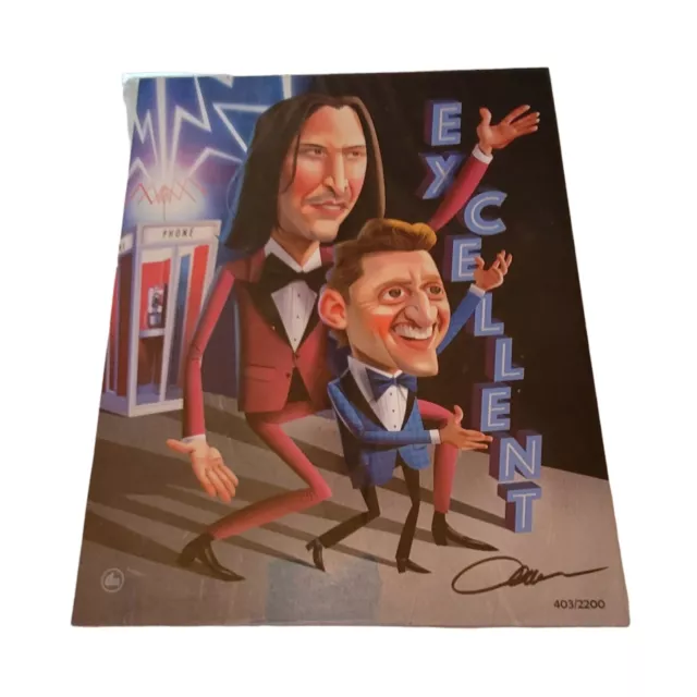 BAM Box Bill & Ted Excellent Adventure Art Print  Signed D MacAdam  403/2200