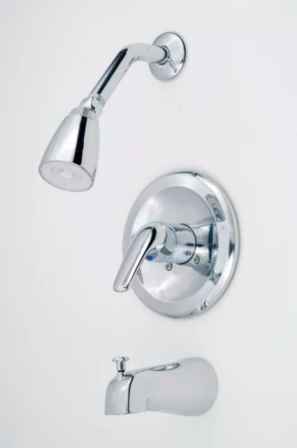 Empire Faucets Bathtub Shower Faucet Set with Diverter - One Handled Chrome Trim