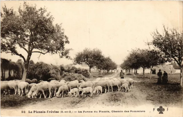 CPA LE PLESSIS-TREVISISE La Ferme du Plessis - Chemin des Pommiers (1352572)