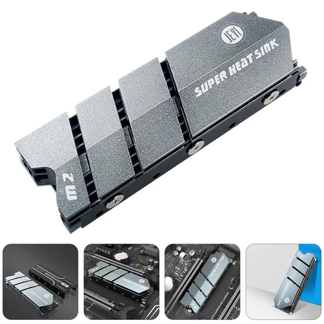 Pinna radiatore in metallo pinna radiatore SSD per M-Key B-Key M.2 2280 unità a stato fisso