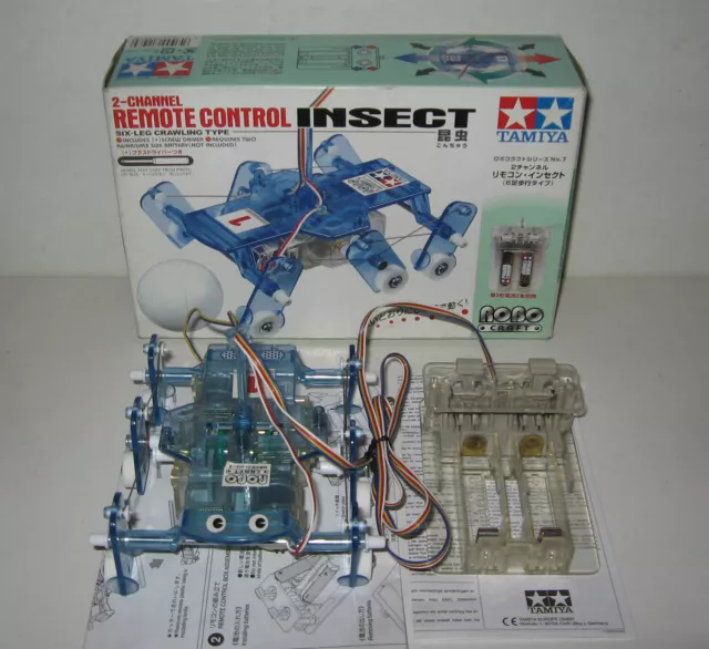 Robot Insecte,Remote Control Insect Tamiya 71107 Kit,Tbe,Vg,6 Legs Crawling Type