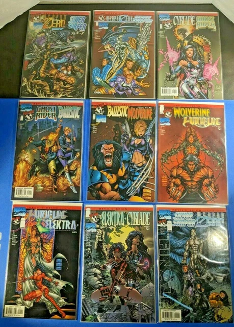 Devil's Reign Comic Lot 1-8 (plus #1 alt cov) Crossover Marvel Image 1996