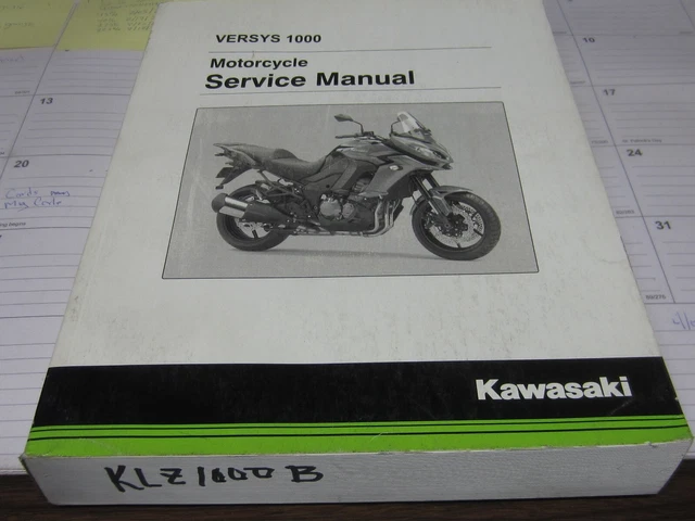Kawasaki 2015 KLZ1000 Versys 1000  service manual