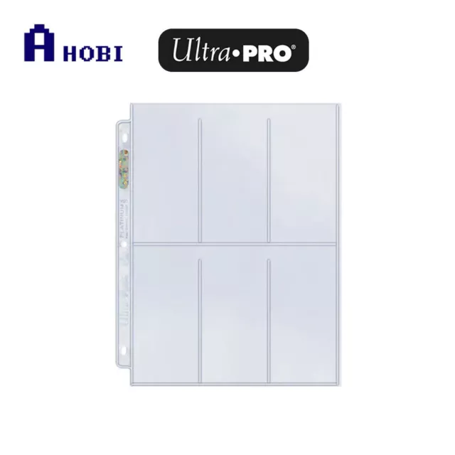 10 x Ultra Pro 6 Pocket Pages Platinum Tall Binder Album Folder 2-1/2" x 5-1/4"