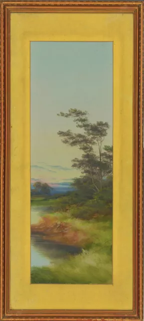 Pair of  20th Century Acrylic - Country Landscape Views