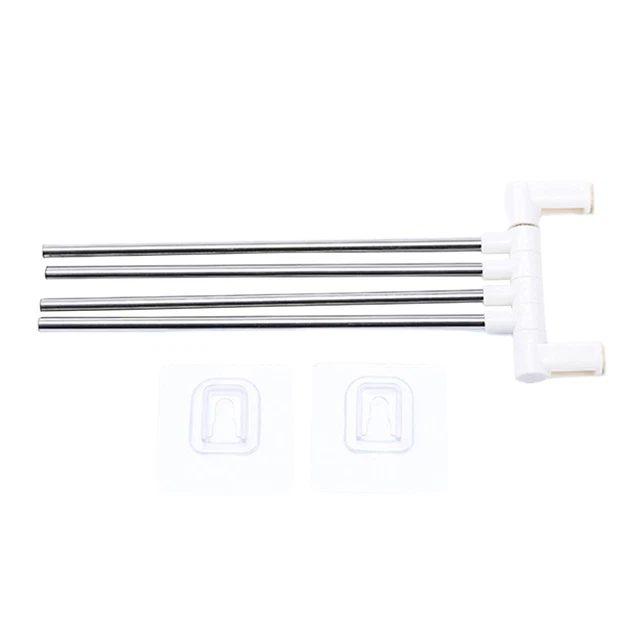 Towel Hanger Adjustable Seamless Washing Cloth Wall Mounted Rack Long Lasting