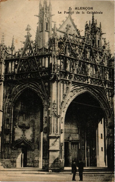 CPA AK ALENCON - Le Portail de la Cathédrale (355152)