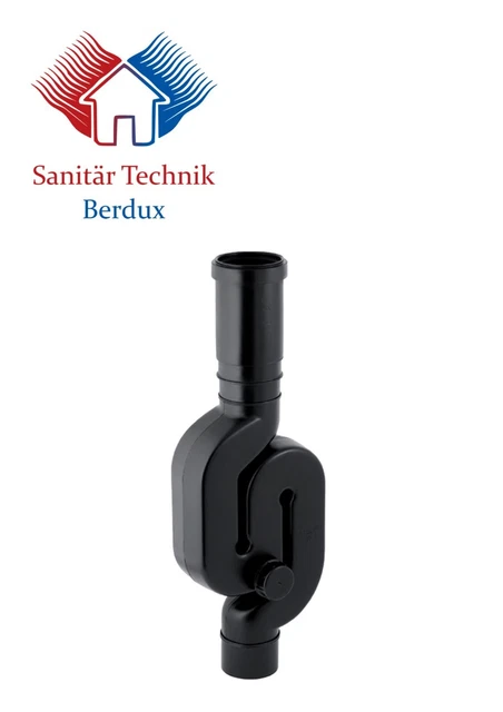Sifone tubo pioggia Geberit chiusura odore con apertura pulizia DN 100 NUOVO & IMBALLO ORIGINALE