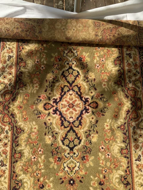 Beau tapis ancien pure laine fait main avec pour dimensions : 83x160 cm… 3