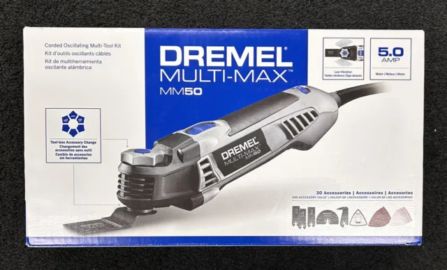 Dremel Multi-Max MM50 Corded Oscillating Multi-Tool Kit + Bonus Attachments