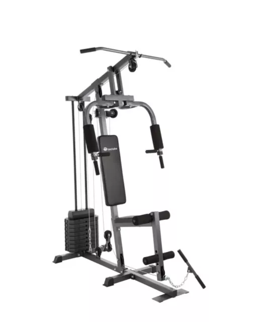 TECTAKE Station de Musculation Appareil Complel à charge modulable