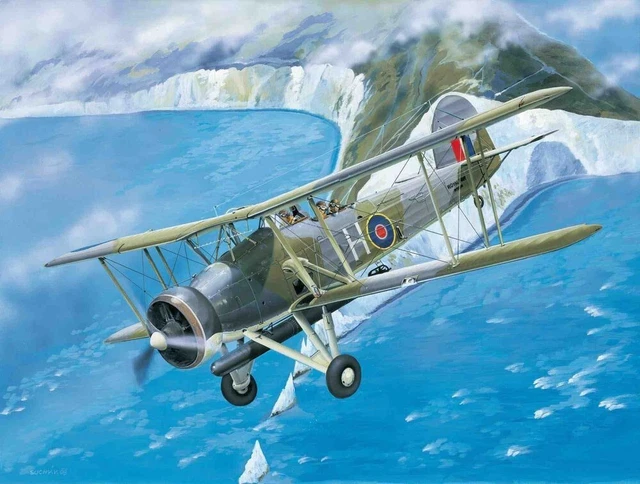 Maquette Trumpeter 1:32 Fairey Swordfish Mk.I - Kit à Monter, Avion Biplan WWII, Neuf