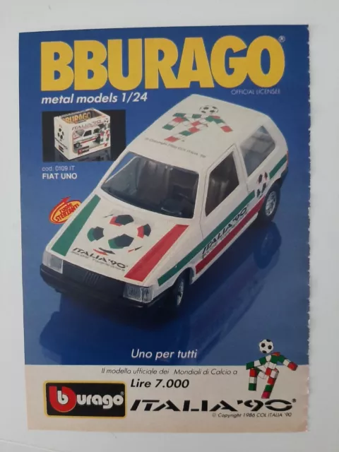 Burago Fiat Uno Italia 90 IN VENDITA! - PicClick IT