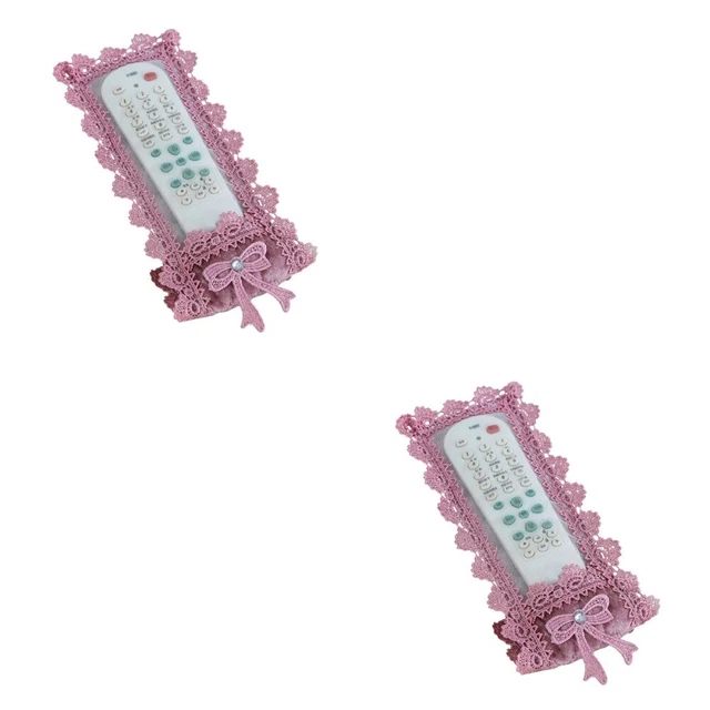 2 piezas de tela protectora estilo europeo con estuche de control remoto