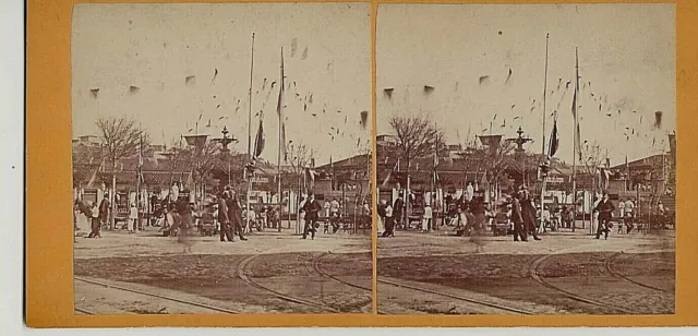 Unknown Exposition c 1860 Good Detail Stereoview