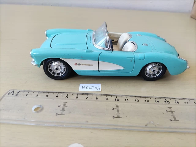 Bburago 1/18 – Chevrolet Corvette 1997 Rouge – Réf. 3066 – Excellent état Boîte