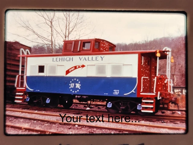 3852 Dupe Slide Lehigh Valley RR Caboose 1776 Bethlehem, Pa 12-10-75