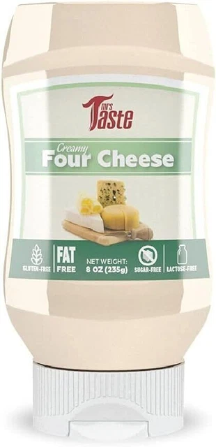 Mrs Taste Color Crema Salsa senza Grasso Low Calorie Condimenti 237ml Quattro